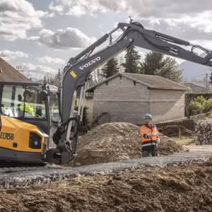 volvo ecr58 compact excavator